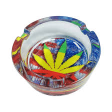 CENICERO VIDRIO, DISEÑO CAUCHO